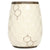 Hosley White Honeycomb Ceramic Vase