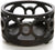 Hosley 4.5 inch Diameter, Black Resin Pillar Candle Holder