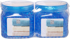 Hosley Set of 2, Air Freshener Fragrance Crystal Beads-Linen, 12oz