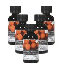 Hosley Set of 5, 55 ml Cranberry Mandarin Highly Scented Warming Oils