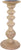 Hosley 11 Inch High, Natural LED Wooden Pillar Candle Holder