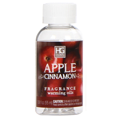 Hosley 5 Pack of 55 ml, Apple Cinnamon Highly Fragrance Warming Oils