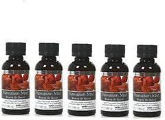 Hosley Set of 5, 55 ml Premium Hawaiian Mist Highly Scented Warming Oils