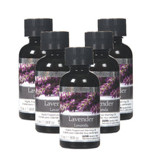 Hosley Set of 5, 55 ml Lavender Highly Scented Warming Oils
