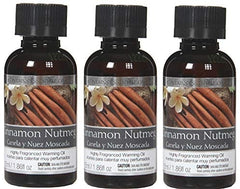 Hosley Set of 3, 2 oz. Cinnamon Nutmeg Scented Warming Oil