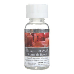 Hosley Set of 6, 25ml Hawaiian Mist Fragranced Warming Oil