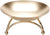 Hosley Gold Metal Pillar Candle Holder